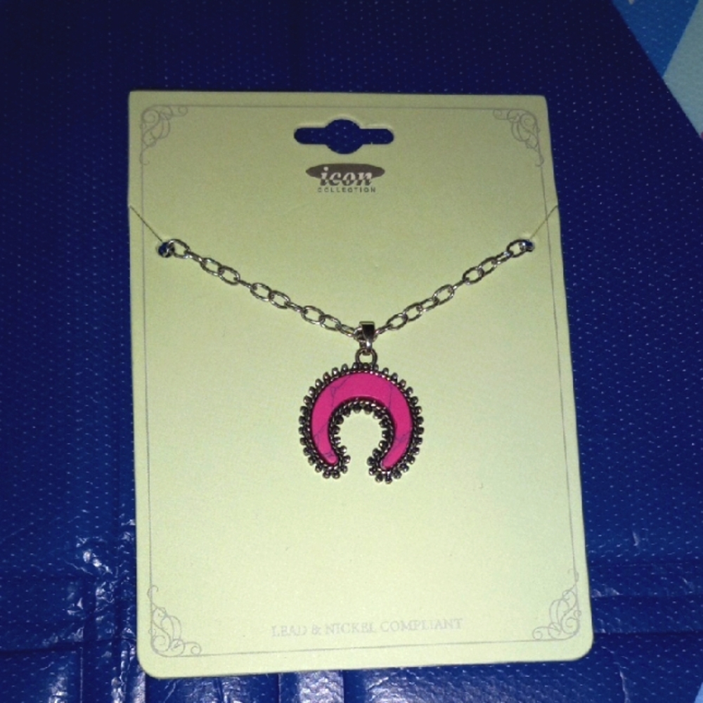 Pink Squash Blossom NECKLACE